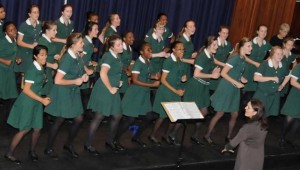 The DGC Choir sings